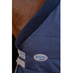 Horseware Rhino 350g VL Stalldecke Schwarz / Titan Grau / Klassisches Blau