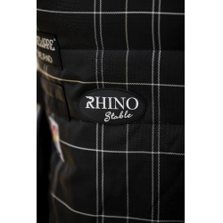 Horseware Rhino 350g VL Stalldecke Schwarz / weiß-graue Karos