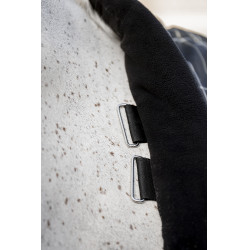 Horseware Rhino 350g VL Stalldecke Schwarz / weiß-graue Karos