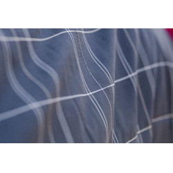 Horseware Rhino Pony Stalldecke 100 g Schwarz / weiß-graue Karos