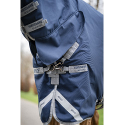 Horseware Amigo 1200D Integrierte Outdoordecke 0g Marine / Titan Grau / Silber Marineblau