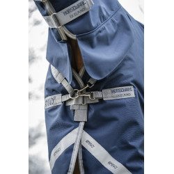 Horseware Amigo 1200D Integrierte Outdoordecke 0g Marine / Titan Grau / Silber Marineblau