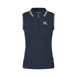Ärmelloses Poloshirt Kingsland KLNaira aus Piqué-Strick für Damen