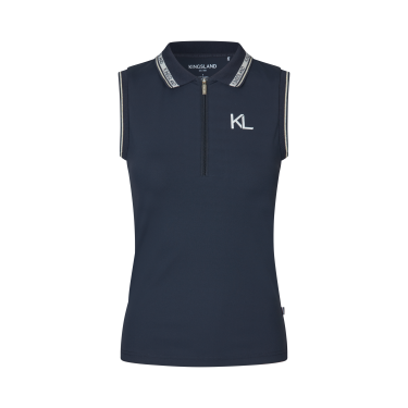 Ärmelloses Poloshirt Kingsland KLNaira aus Piqué-Strick für Damen