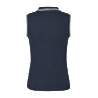 Ärmelloses Poloshirt Kingsland KLNaira aus Piqué-Strick für Damen Marine Marineblau