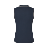 Ärmelloses Poloshirt Kingsland KLNaira aus Piqué-Strick für Damen Marine Marineblau