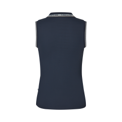 Ärmelloses Poloshirt Kingsland KLNaira aus Piqué-Strick für Damen Marine Marineblau