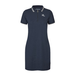 Kingsland KLNaira Polokleid aus Piqué für Damen Marine Marineblau