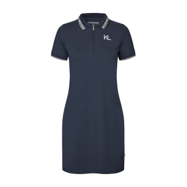 Kingsland KLNaira Polokleid aus Piqué für Damen Marine Marineblau