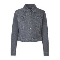 Damen-Denimjacke Kingsland KLKayce Grauer Jeansstoff