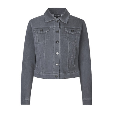 Damen-Denimjacke Kingsland KLKayce Grauer Jeansstoff