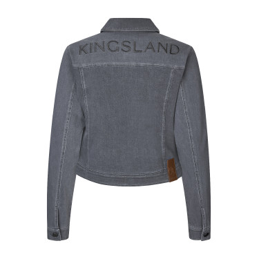 Damen-Denimjacke Kingsland KLKayce Grauer Jeansstoff