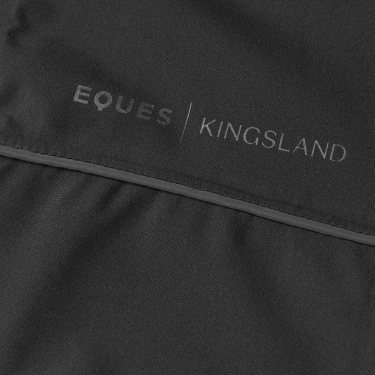 Kingsland EQ KL Storm wasserdichte Unisex-Regenjacke Schwarz