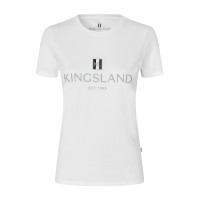 T-Shirt-Logo Kingsland Classic Damen Weiß Wei&amp;amp;amp;amp;amp;szlig;