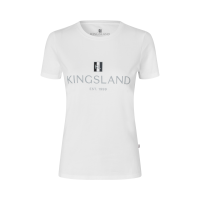 T-Shirt-Logo Kingsland Classic Damen Weiß