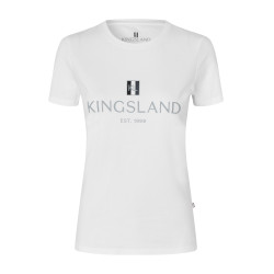 T-Shirt-Logo Kingsland Classic Damen Weiß Weiß T-Shirt-Logo Kingsland Classic Damen Weiß Weiß