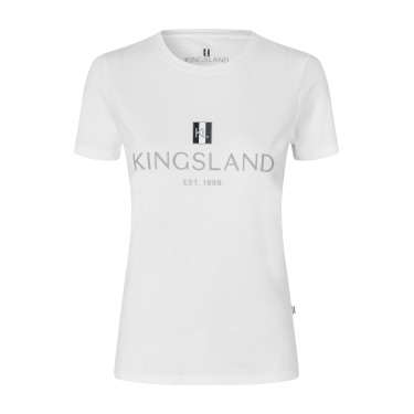T-Shirt-Logo Kingsland Classic Damen Weiß Weiß T-Shirt-Logo Kingsland Classic Damen Weiß Weiß
