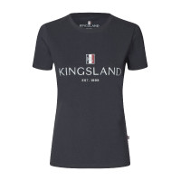 T-Shirt-Logo Kingsland Classic Damen Marine Marineblau