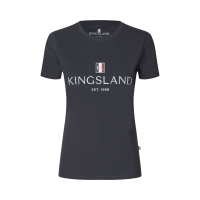 T-Shirt-Logo Kingsland Classic Damen Marine Marineblau