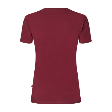 T-Shirt-Logo Kingsland Classic Damen Neues Burgunderrot