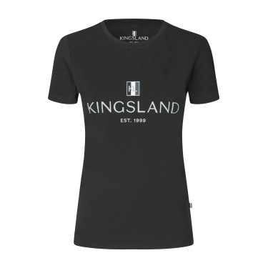 T-Shirt-Logo Kingsland Classic Damen Schwarz