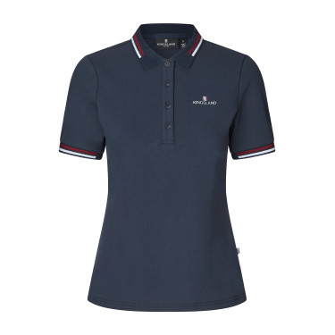 Damen-Poloshirt Kingsland Classic Marine Marineblau