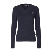 Damen V-Ausschnitt Pullover Kingsland Classic Marine Marineblau