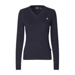 Damen V-Ausschnitt Pullover Kingsland Classic Marine Marineblau Damen V-Ausschnitt Pullover Kingsland Classic Marine Marineblau