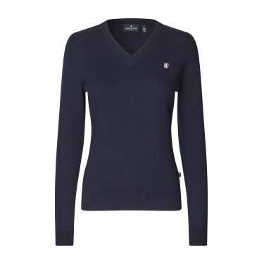 Damen V-Ausschnitt Pullover Kingsland Classic Marine Marineblau Damen V-Ausschnitt Pullover Kingsland Classic Marine Marineblau