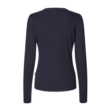 Damen V-Ausschnitt Pullover Kingsland Classic Marine Marineblau Damen V-Ausschnitt Pullover Kingsland Classic Marine Marineblau