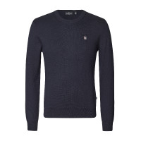 Herren Rundhals-Pullover Kingsland Classic Marine Marineblau