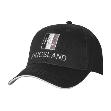 Kingsland Classic Unisex Logo Kappe Schwarz