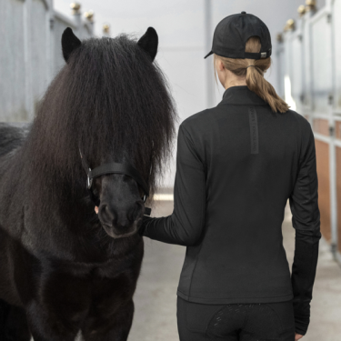 Kingsland EQ KL Vigdis Damen-Trainingsshirt Schwarz