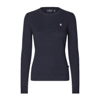 Damen Rundhals-Pullover Kingsland Classic Marine Marineblau