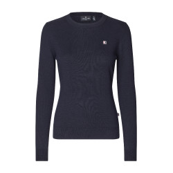 Damen Rundhals-Pullover Kingsland Classic Marine Marineblau