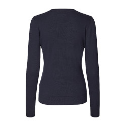 Damen Rundhals-Pullover Kingsland Classic Marine Marineblau