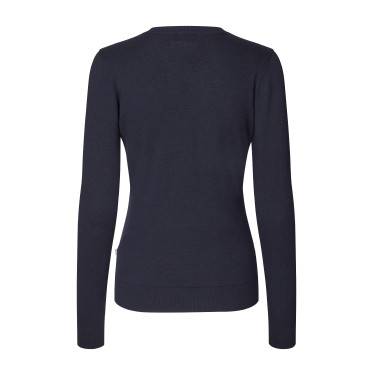 Damen Rundhals-Pullover Kingsland Classic Marine Marineblau