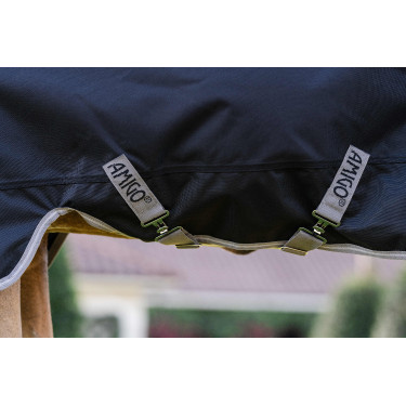 Horseware Amigo 1200D Plus Poney Turnout 250g Decke Schwarz / Titan Grau / Silber Horseware Amigo 1200D Plus Poney Turnout 250g Decke Schwarz / Titan Grau / Silber