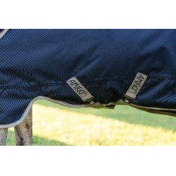 Horseware Amigo 1200D Plus Poney Turnout 250g Decke Marine / Titan Grau / Silber Marineblau