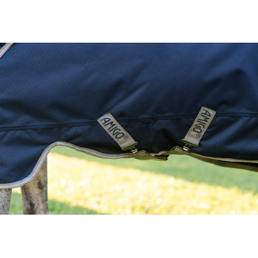 Horseware Amigo 1200D Pony Turnout 0g Decke Marine / Titan Grau / Silber Marineblau