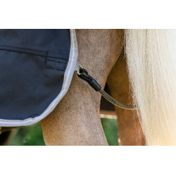 Horseware Amigo 1200D Pony Turnout 0g Decke Schwarz / Titan Grau / Silber
