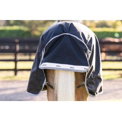 Horseware Amigo 1200D Pony Turnout 0g Decke Schwarz / Titan Grau / Silber