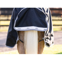 Horseware Amigo 1200D Pony Turnout 0g Decke Schwarz / Titan Grau / Silber