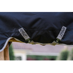 Horseware Amigo 1200D Pony Turnout 0g Decke Schwarz / Titan Grau / Silber