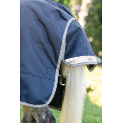 Horseware Amigo 1200D Poney Turnout 250g Decke Marine / Titan Grau / Silber Marineblau