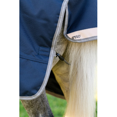Horseware Amigo 1200D Poney Turnout 250g Decke Marine / Titan Grau / Silber Marineblau