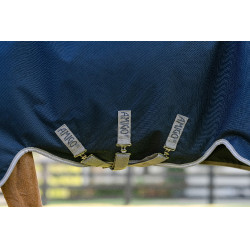 Horseware Amigo 1200D Turnout 0g Decke Marine / Titan Grau / Silber Marineblau