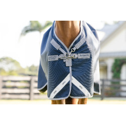 Horseware Amigo 1200D Turnout 0g Decke Marine / Titan Grau / Silber Marineblau