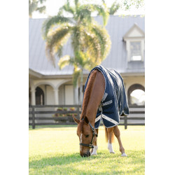 Horseware Amigo 1200D Turnout 0g Decke Marine / Titan Grau / Silber Marineblau