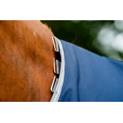 Horseware Amigo 1200D Turnout 0g Decke Marine / Titan Grau / Silber Marineblau